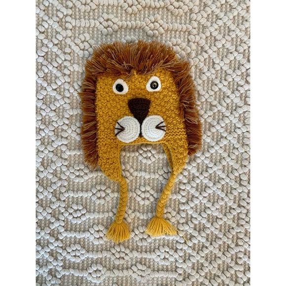 Andes Gifts Lion Knit Hat Kids - Picture 1 of 4